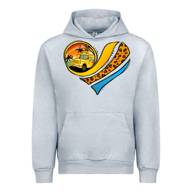 School Bus Heart Urban Hoodie by Jasminsmagicworld | Teevron