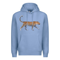 Colony Blue leopard Premium Hoodie - LillyAllenDesigns