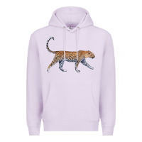 Lilac leopard Premium Hoodie - LillyAllenDesigns