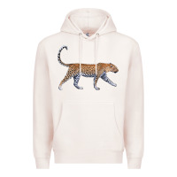 Pale Pink leopard Premium Hoodie - LillyAllenDesigns