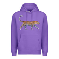 Purple leopard Premium Hoodie - LillyAllenDesigns