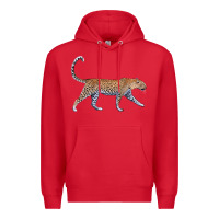 Red leopard Premium Hoodie - LillyAllenDesigns