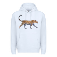 White leopard Premium Hoodie - LillyAllenDesigns