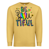 Antique Gold be you tiful Premium Sweatshirt - CowhideDigitalArt