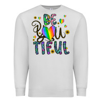 Dove Grey be you tiful Premium Sweatshirt - CowhideDigitalArt