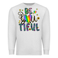 Oatmeal Heather be you tiful Premium Sweatshirt - CowhideDigitalArt