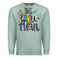 Seafoam be you tiful Premium Sweatshirt - CowhideDigitalArt