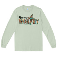Matcha you are worthy cross Long Sleeve Tee - BarkalooDesign