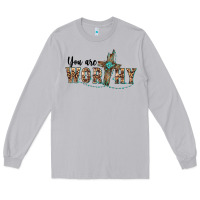 Moon Dust you are worthy cross Long Sleeve Tee - BarkalooDesign