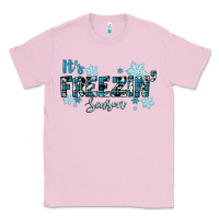 Bubblegum Pink It's Freezin Season Winter Classic Tee - RanaPortraitStore