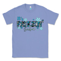 Colony Blue It's Freezin Season Winter Classic Tee - RanaPortraitStore