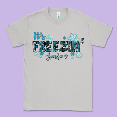 It's Freezin Season Winter Classic Tee Designed By Ranaportraitstore