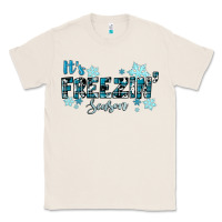 Natural It's Freezin Season Winter Classic Tee - RanaPortraitStore