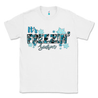 White It's Freezin Season Winter Classic Tee - RanaPortraitStore