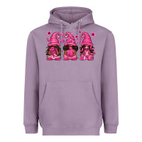 Lavender breast cancer afro gnomies Heavyweight Hoodie - texasbilliewilder
