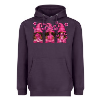Plum breast cancer afro gnomies Heavyweight Hoodie - texasbilliewilder