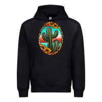 Black serape and sunflower cactus Urban Hoodie - Jasminsmagicworld