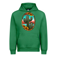 Emerald serape and sunflower cactus Urban Hoodie - Jasminsmagicworld
