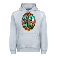Heather Grey serape and sunflower cactus Urban Hoodie - Jasminsmagicworld