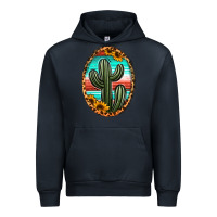 Navy serape and sunflower cactus Urban Hoodie - Jasminsmagicworld