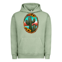 Pigment Oil Green serape and sunflower cactus Urban Hoodie - Jasminsmagicworld