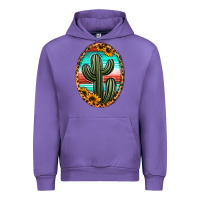 Tulip serape and sunflower cactus Urban Hoodie - Jasminsmagicworld