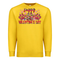 Lemon happy valentines day dog pet Premium Sweatshirt - RacoonDesign