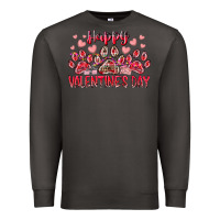 Smoke happy valentines day dog pet Premium Sweatshirt - RacoonDesign