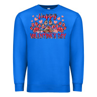 True Royal happy valentines day dog pet Premium Sweatshirt - RacoonDesign