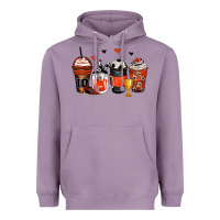 Lavender soccer coffee cups Heavyweight Hoodie - Zillion Design Studio
