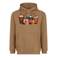 Toasted Coconut soccer coffee cups Heavyweight Hoodie - Zillion Design Studio