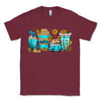 Burgundy truck coffee cups Classic Tee - texasbilliewilder