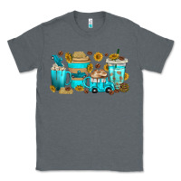 Charcoal Heather truck coffee cups Classic Tee - texasbilliewilder