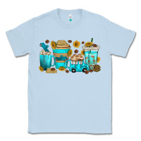 Dusty Blue truck coffee cups Classic Tee - texasbilliewilder