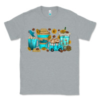 Heather Grey truck coffee cups Classic Tee - texasbilliewilder
