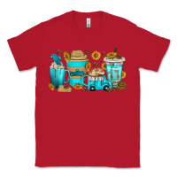 Red truck coffee cups Classic Tee - texasbilliewilder