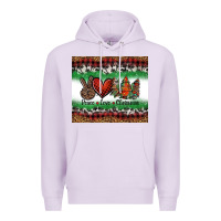 Lilac Peace Love Christmas Trees Premium Hoodie - Jasminsmagicworld