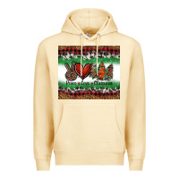 Pina Colada Peace Love Christmas Trees Premium Hoodie - Jasminsmagicworld
