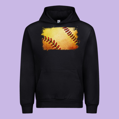 Softball Brushstroke Urban Hoodie Designed By Jasminsmagicworld