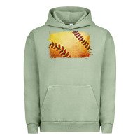 Pigment Oil Green softball brushstroke Urban Hoodie - Jasminsmagicworld