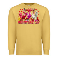 Antique Gold happy valentines day Premium Sweatshirt - RacoonDesign