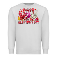 Dove Grey happy valentines day Premium Sweatshirt - RacoonDesign