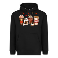 Black baseball coffee cups Heavyweight Hoodie - Zillion Design Studio