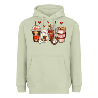 Matcha baseball coffee cups Heavyweight Hoodie - Zillion Design Studio