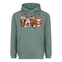 Sage baseball coffee cups Heavyweight Hoodie - Zillion Design Studio
