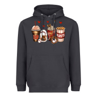 Smoke baseball coffee cups Heavyweight Hoodie - Zillion Design Studio