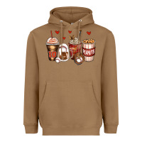 Toasted Coconut baseball coffee cups Heavyweight Hoodie - Zillion Design Studio