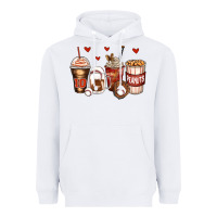 White baseball coffee cups Heavyweight Hoodie - Zillion Design Studio