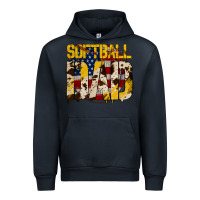 Navy softball dad Urban Hoodie - Jasminsmagicworld