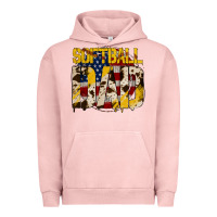 Pigment Salmon softball dad Urban Hoodie - Jasminsmagicworld